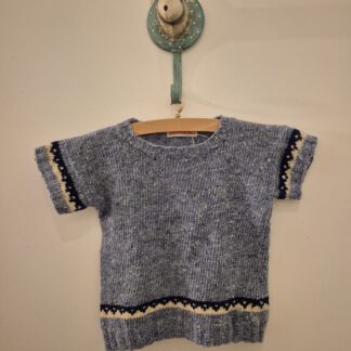 Pullunder mit Muster, Größe 80
