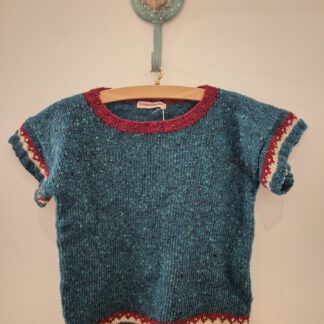 Pullunder mit Muster, Größe 110